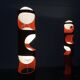Mid-Century Swiss Space Age Floor Lamp Guggerli L3 by Rosemarie and Rico Baltensweiler for Baltensweiler, set of 2