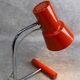 Lampe de bureau rouge modèle 85133 par Josef Hurka