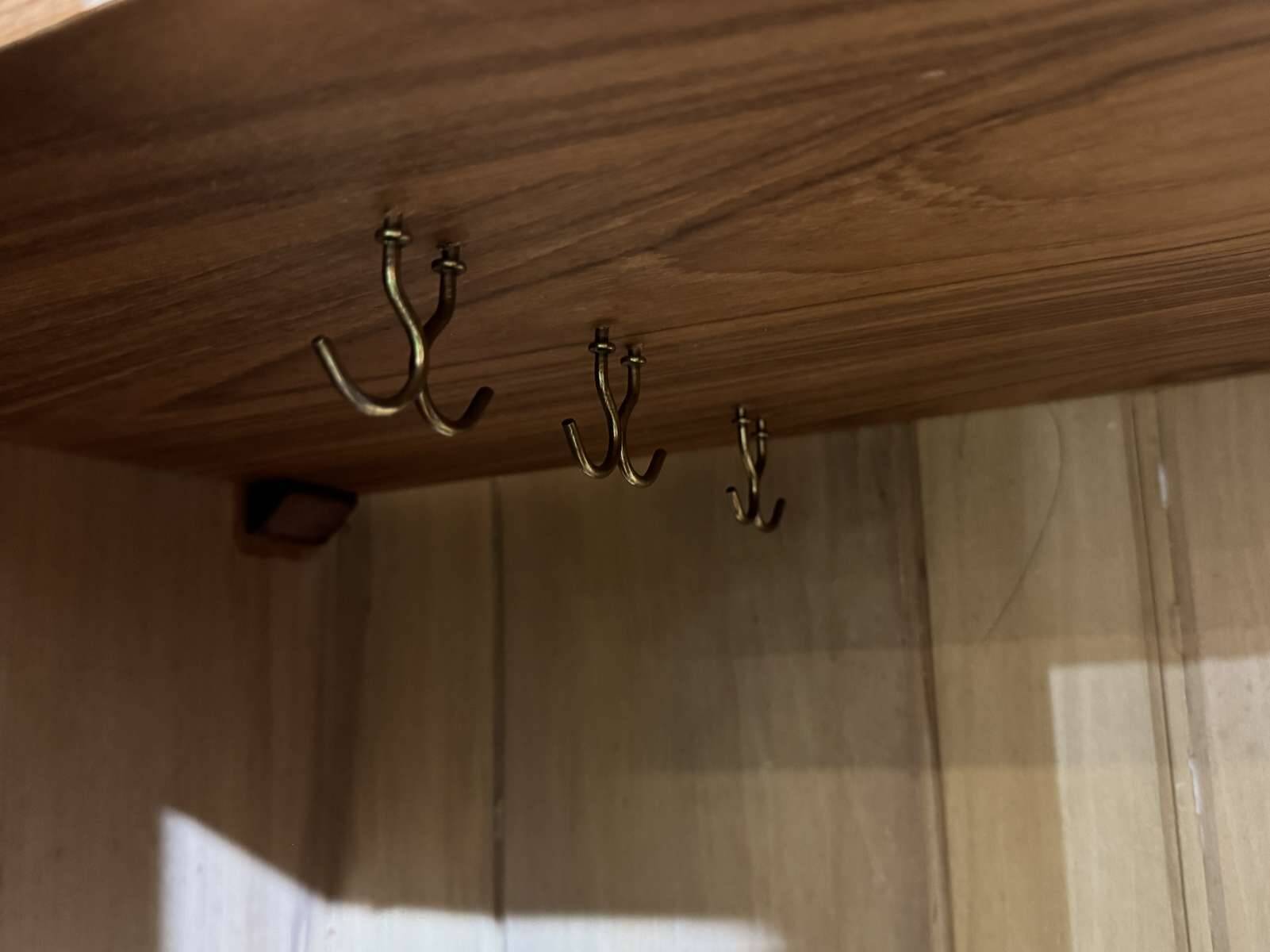 1950s English maple wardrobe