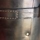 1950 leather paper basket