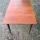 Scandinavian table vintage teak butterfly extension