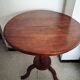 Large walnut side table