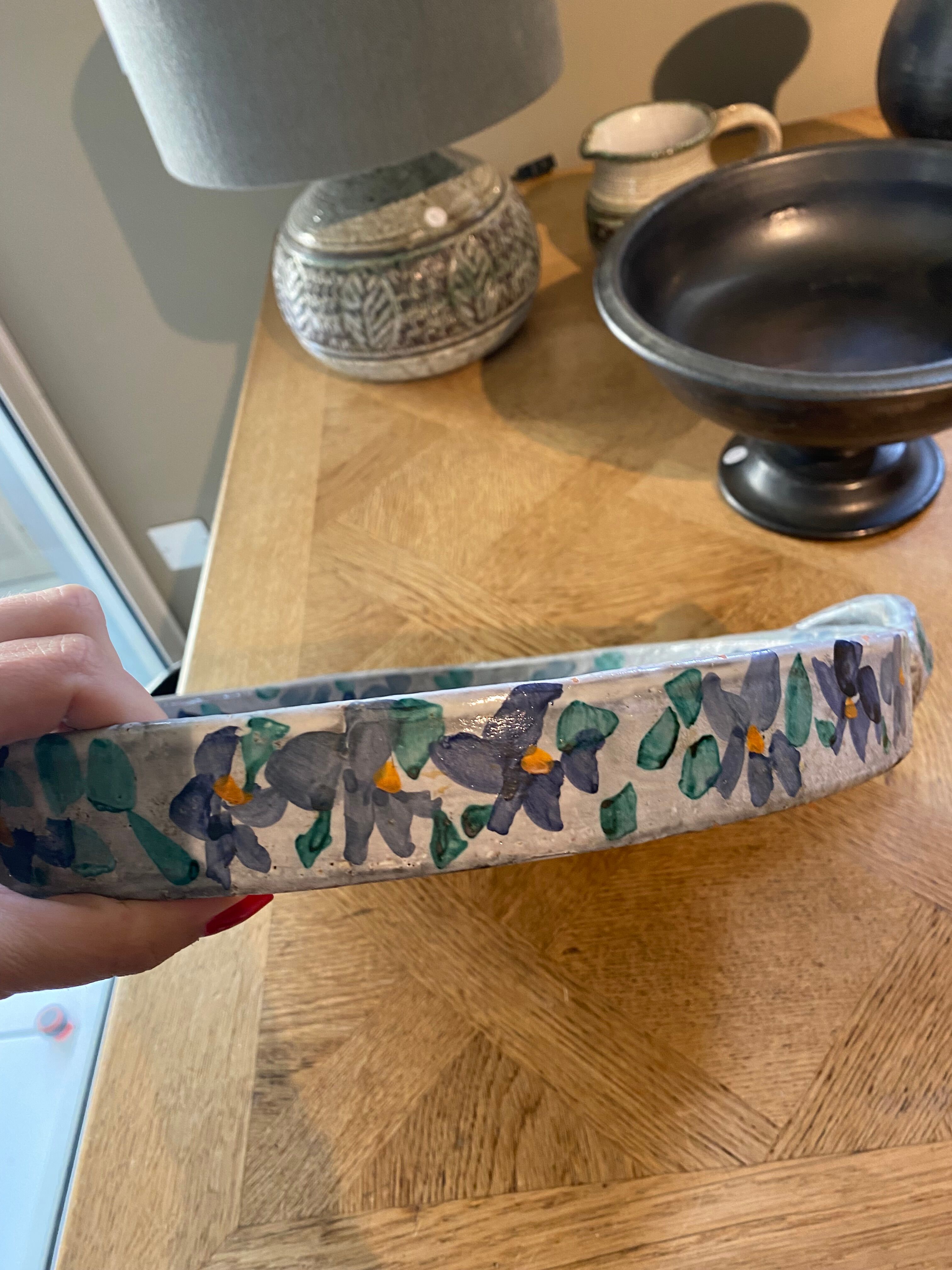 Vallauris ceramic dish