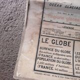 Old map Vidal Lablache 22 Community planisphere - 1950