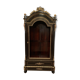 Napoleon III ceremonial showcase in black wood and gilded chiseled bronze XIX century