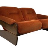 Vintage Space Age Sofa Two Seater Sofa Design 1970s