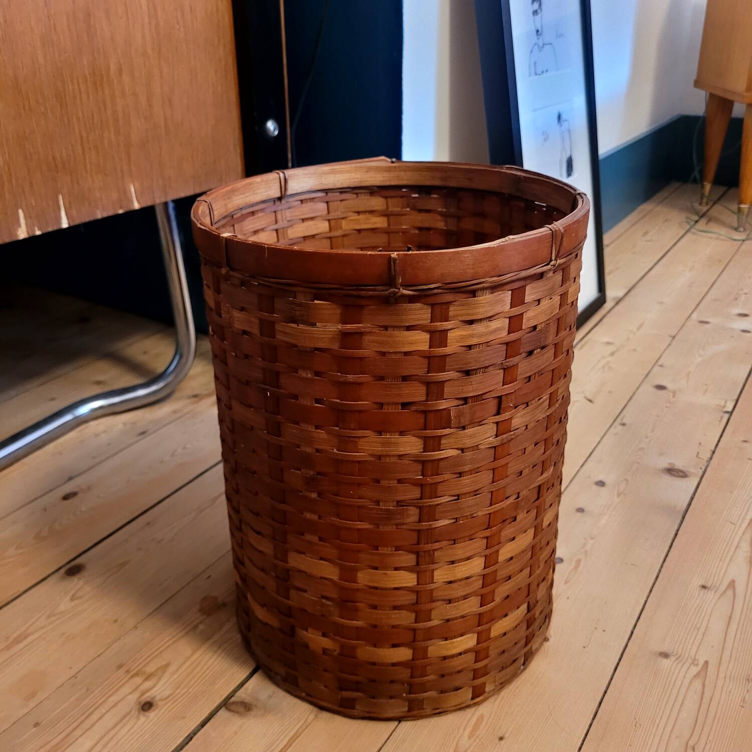 80s wastepaper basket