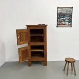 Small brutalist 50s bonnetiere wardrobe