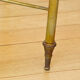 Gold metal coffee table 60s