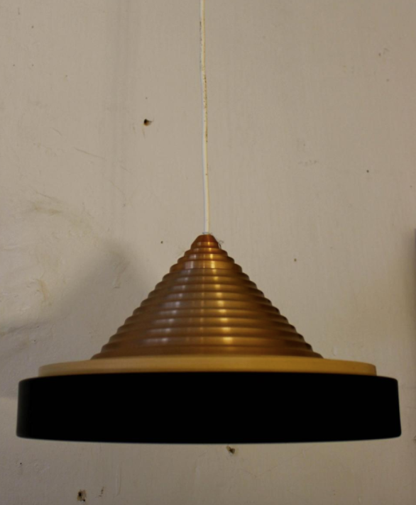 Suspension Vintage suédoise en cuivre