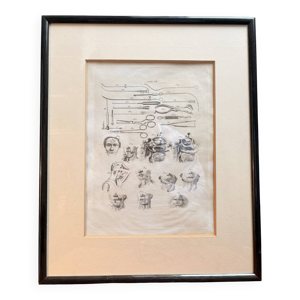 Gravure XIXè Nicolas - jacob