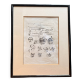 Engraving 19th century Nicolas Jacob Bourgery Medical instruments Anatomy Surgery