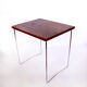 Ensemble de tables gigogne en teck et chrome par Brabantia