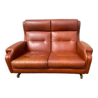Jean Prevost leather sofa