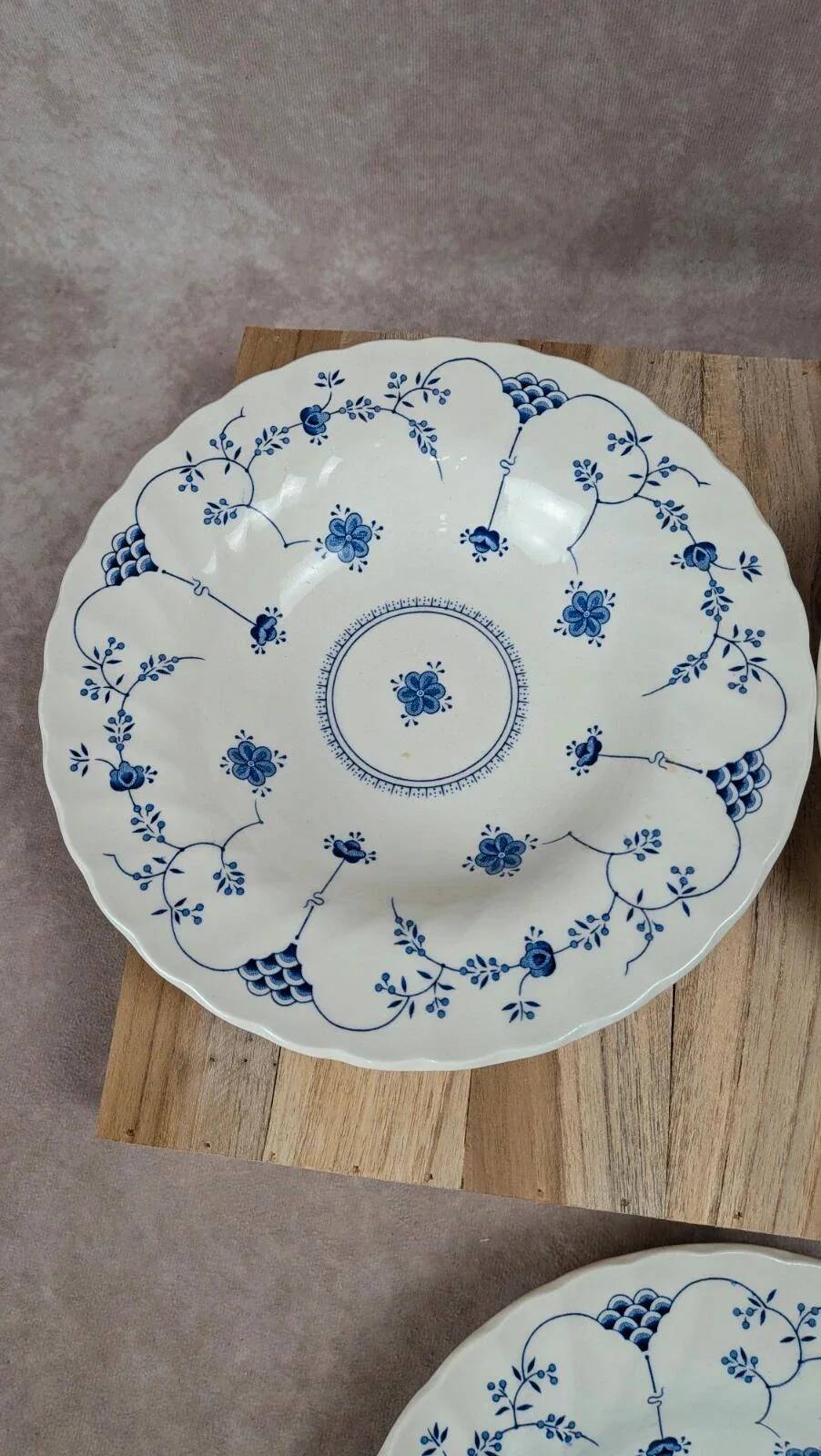 Set of 3 deep plates + dish – Myott Finlandia – England