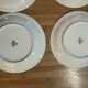 Set of 6 dessert or bread plates - 17 cm - vintage Bareuther