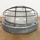 Industrial Grey Wall Light with Milk Glass from Elektrosvit, 1970s