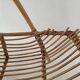 Basket newspaper holder rattan magazines