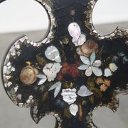 19th-Century English Chinoiserie Mother of Pearl Decorative Chair