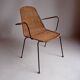 Wicker chair with Campo and Graffi armrests from the 60s.