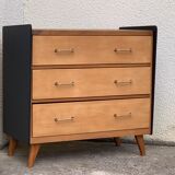 Commode pieds compas 1960