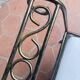 Wrought iron bench