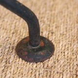 Vintage dark green metal bistro set
