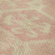 Handwoven antique anatolian beige runner rug 94 cm x 343 cm