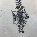 Faience dish "black ass" with floral pattern 18th century
