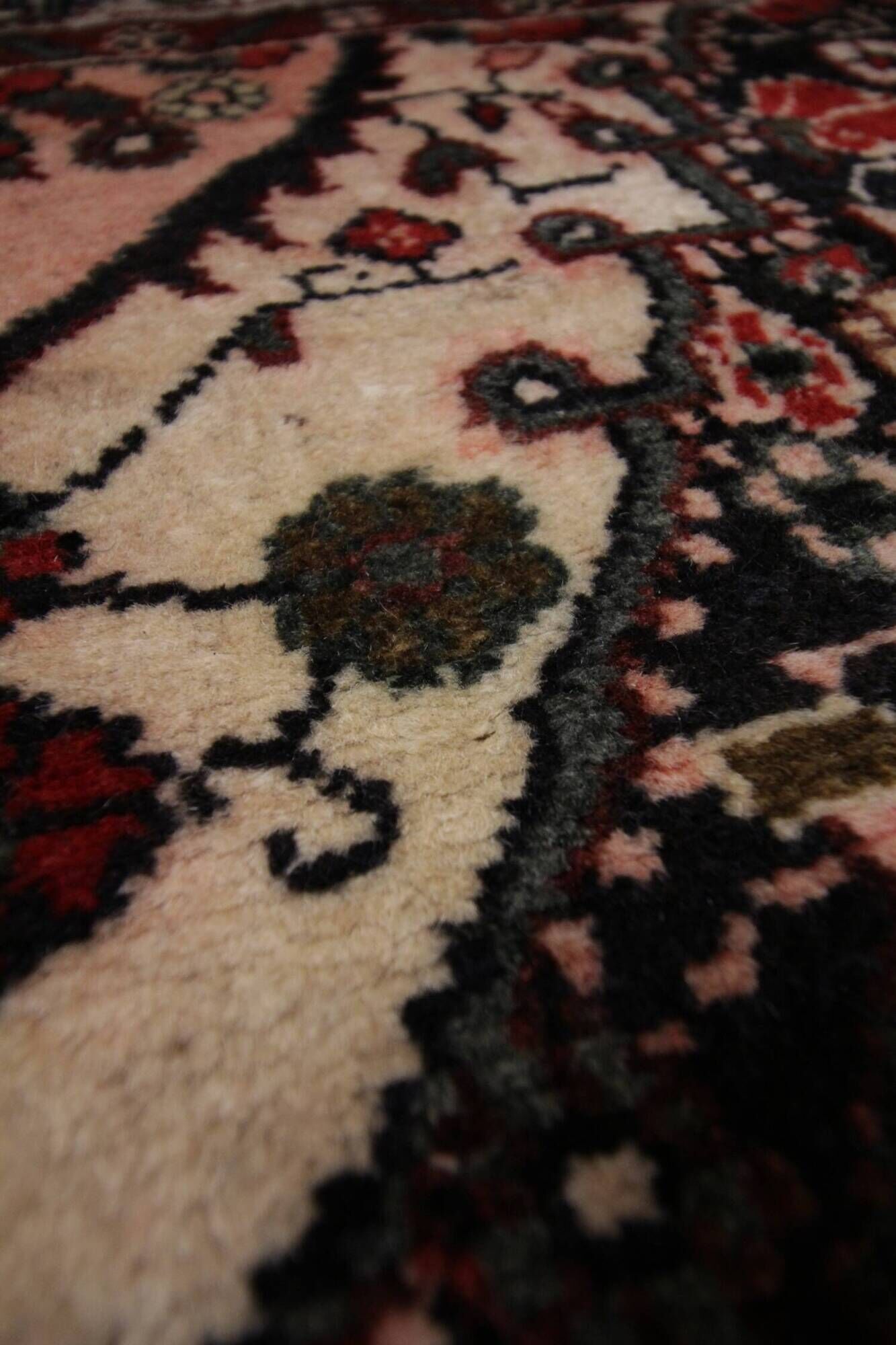 Handmade Oriental Wool Runner, Long Stair Runner Rustic Medallion Carpet