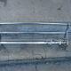 Wall coat rack / Art Deco hat in chrome metal