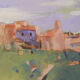 Post Impressionist Landscape with Village