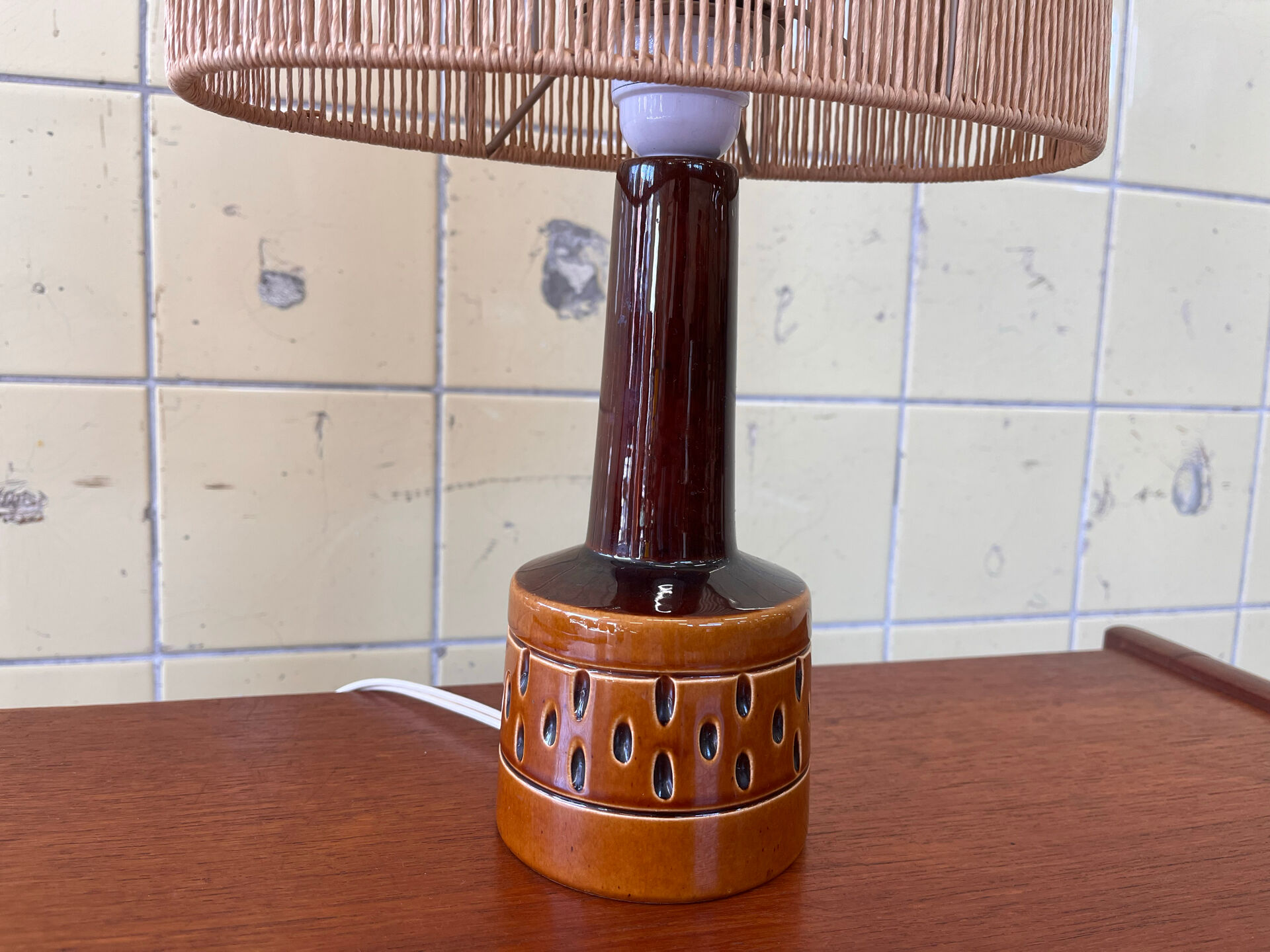 Vintage Scandinavian table lamp