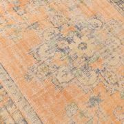 6x10 Turkish Light Orange Cream Vintage Rug, 195x313Cm