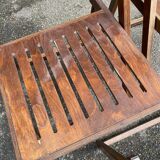 3 Scandinavian folding cane chairs 1950