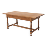 20th Century Belgian Oak Dining Table