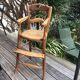 Chaise haute bébé vintage