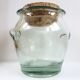 Bocal verre et liège vintage