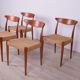 Danish Dining Chairs by Arne Hovmand-Olsen for Mogens Kold, 1960s, Set of 4