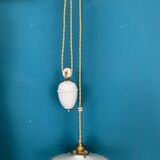 Suspension rises and falls in opaline