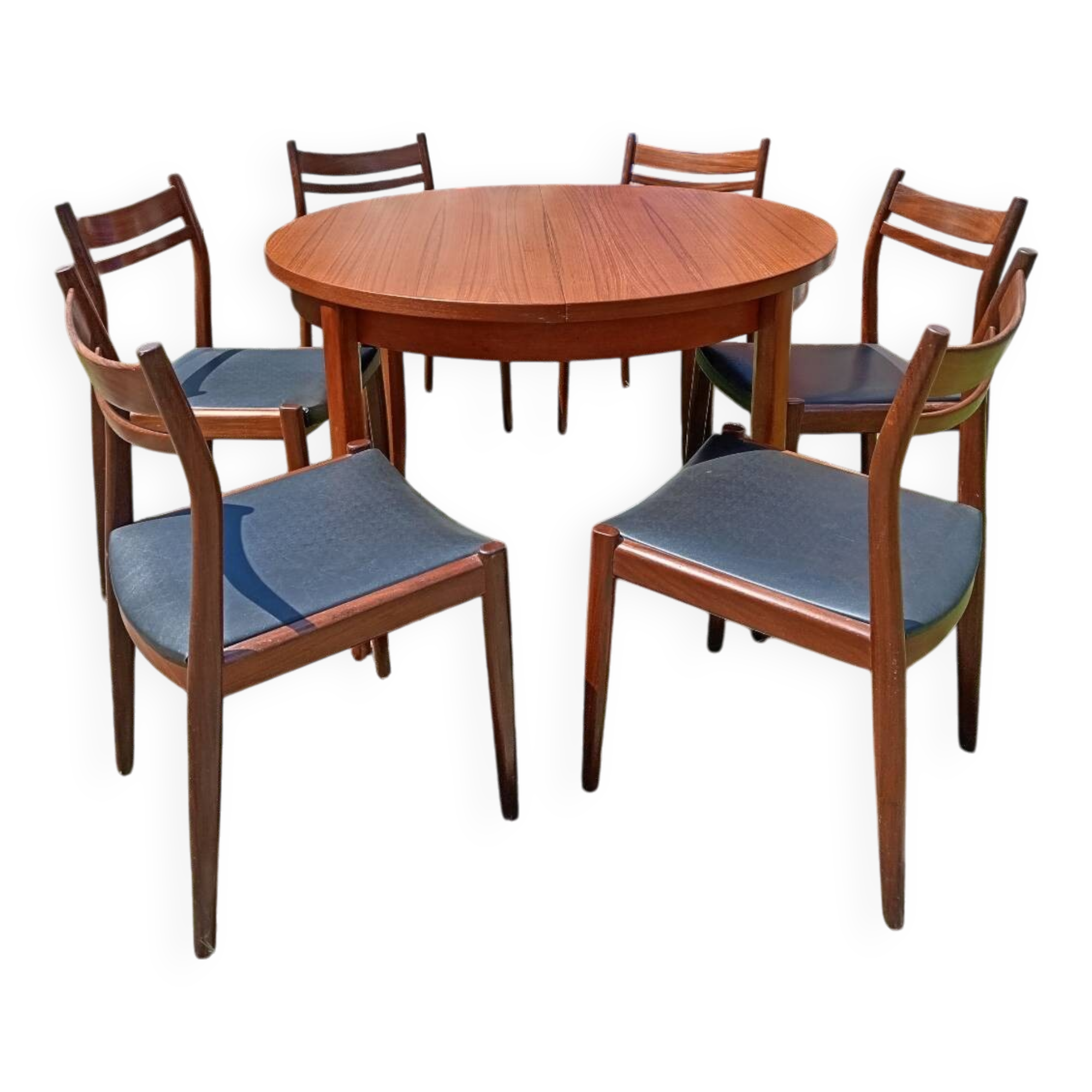 Vintage teak table and chairs