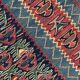 Pair of blue & green silk and wool kilims handmade persian rugs