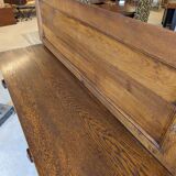 Oak serving console