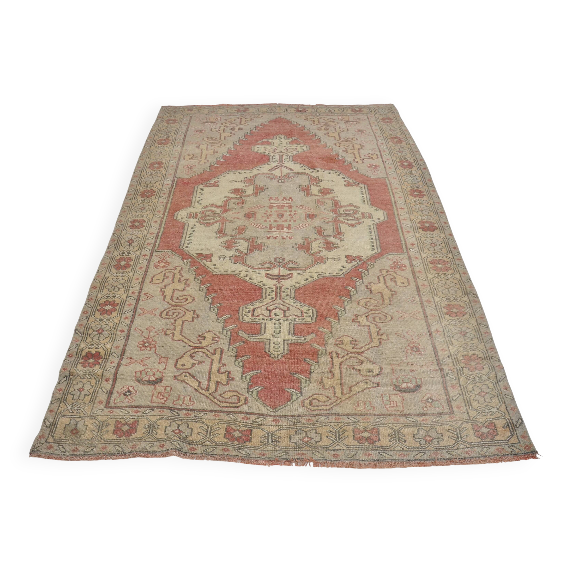 Anatolian Neutral Oushak Wool Carpet sku1328