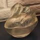 Swan butter dish