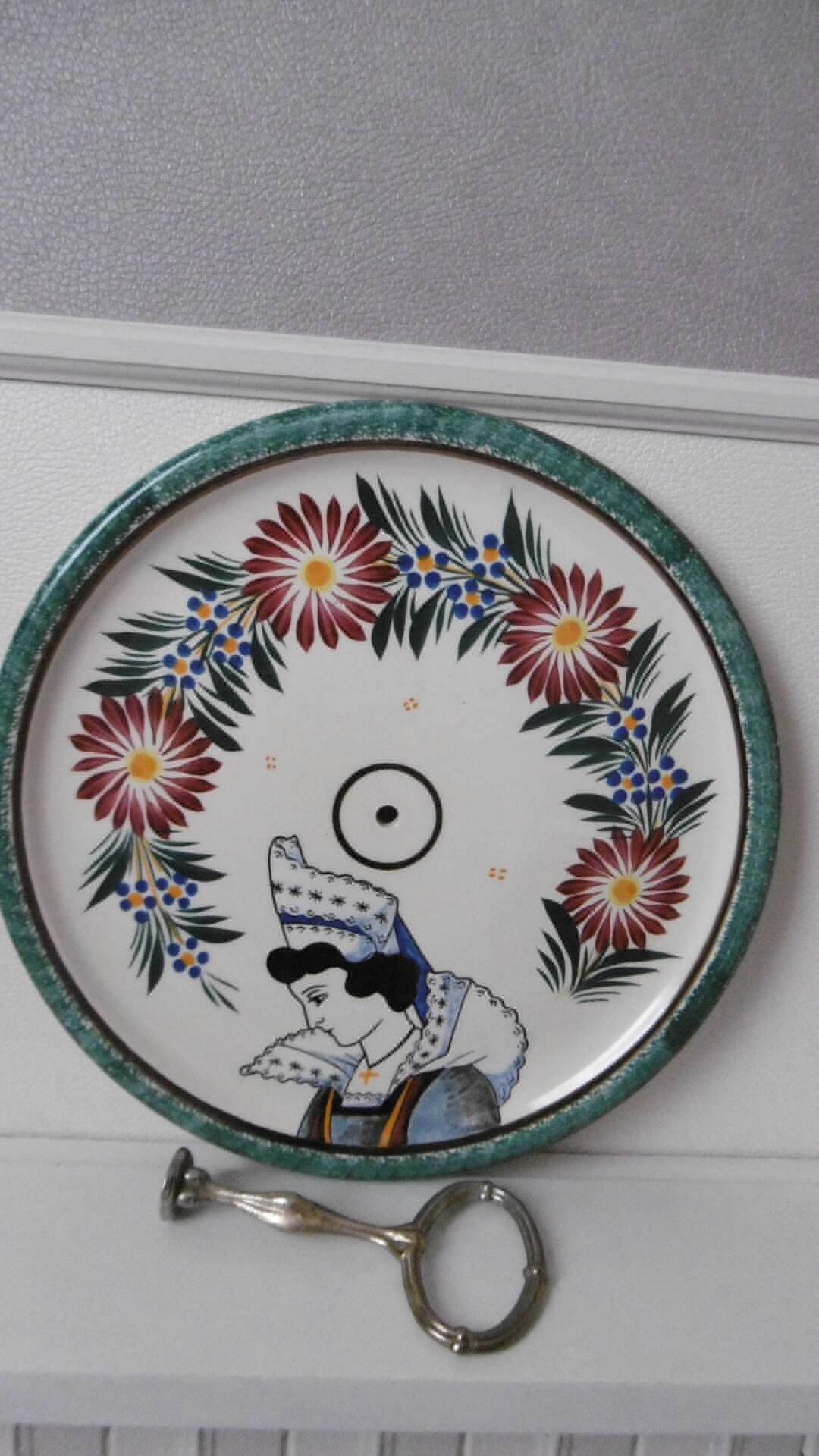 Quimper earthenware cheese board