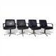 Set of 4 Wilkhahn Delta swivel chairs by Delta Design, 1970