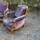 Two voltaire armchairs