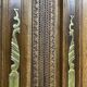 Armoire de mariage Normande sculptée en chêne clair du 19ème siècle