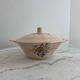 Hand-painted soup tureen from Sarreguemines.